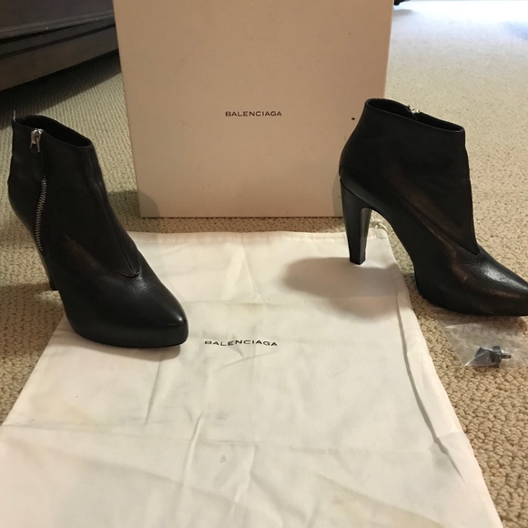 Black Balenciaga Booties - Picture 1 of 7